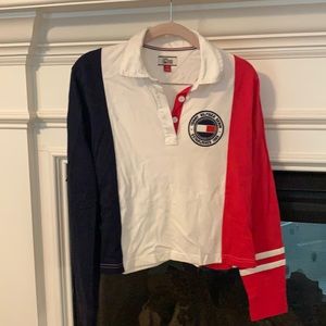 Sporty Tommy Hilfiger collared rugby
